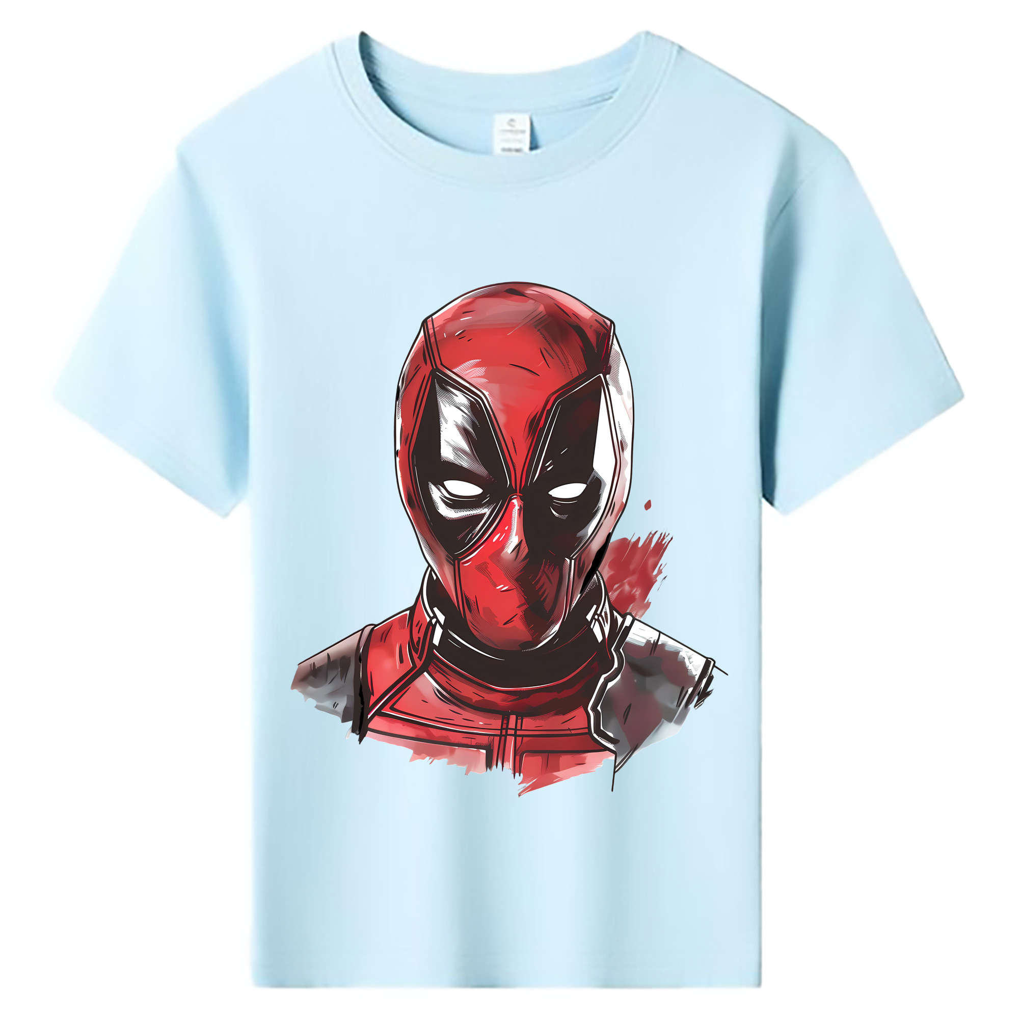 （画像用） Deadpool デッドプール 綿100％キッズTシャツ（フロントプリント）